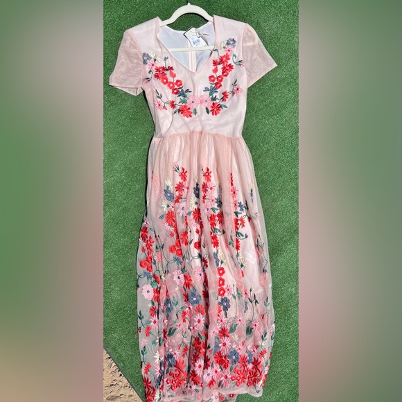 NWT Maje pink floral gown - Picture 3 of 8